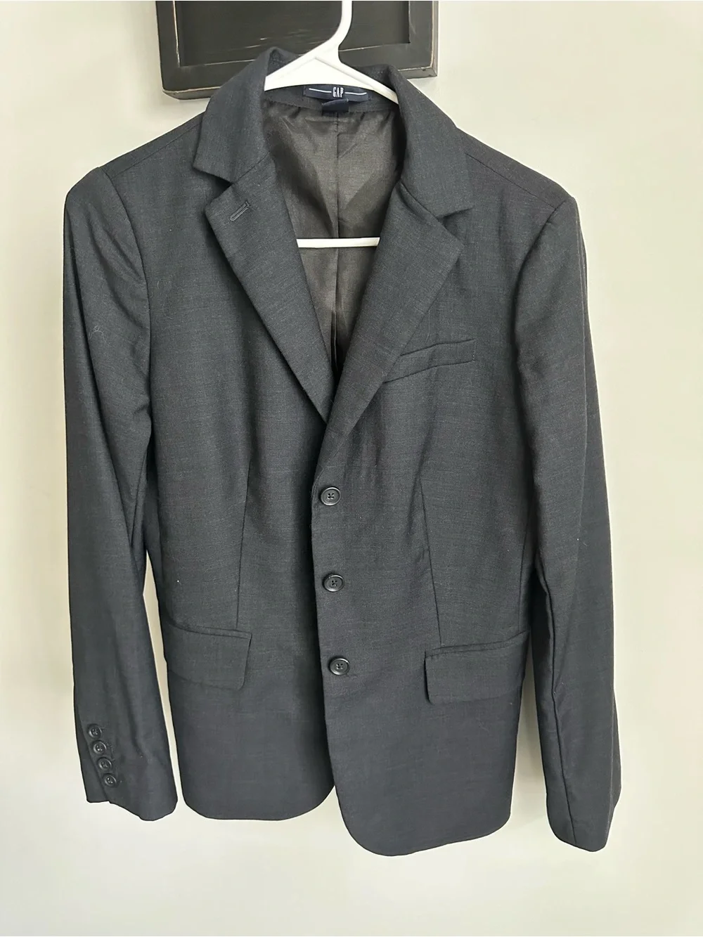 GAP Women’s Dark Gray Tailored Academy Blazer Jacket Size 6